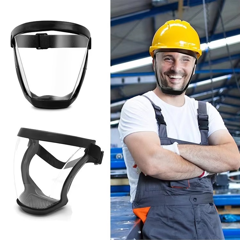 Anti Pollution Mask - Máscara Transparente Reutilizável com Protetor Facial