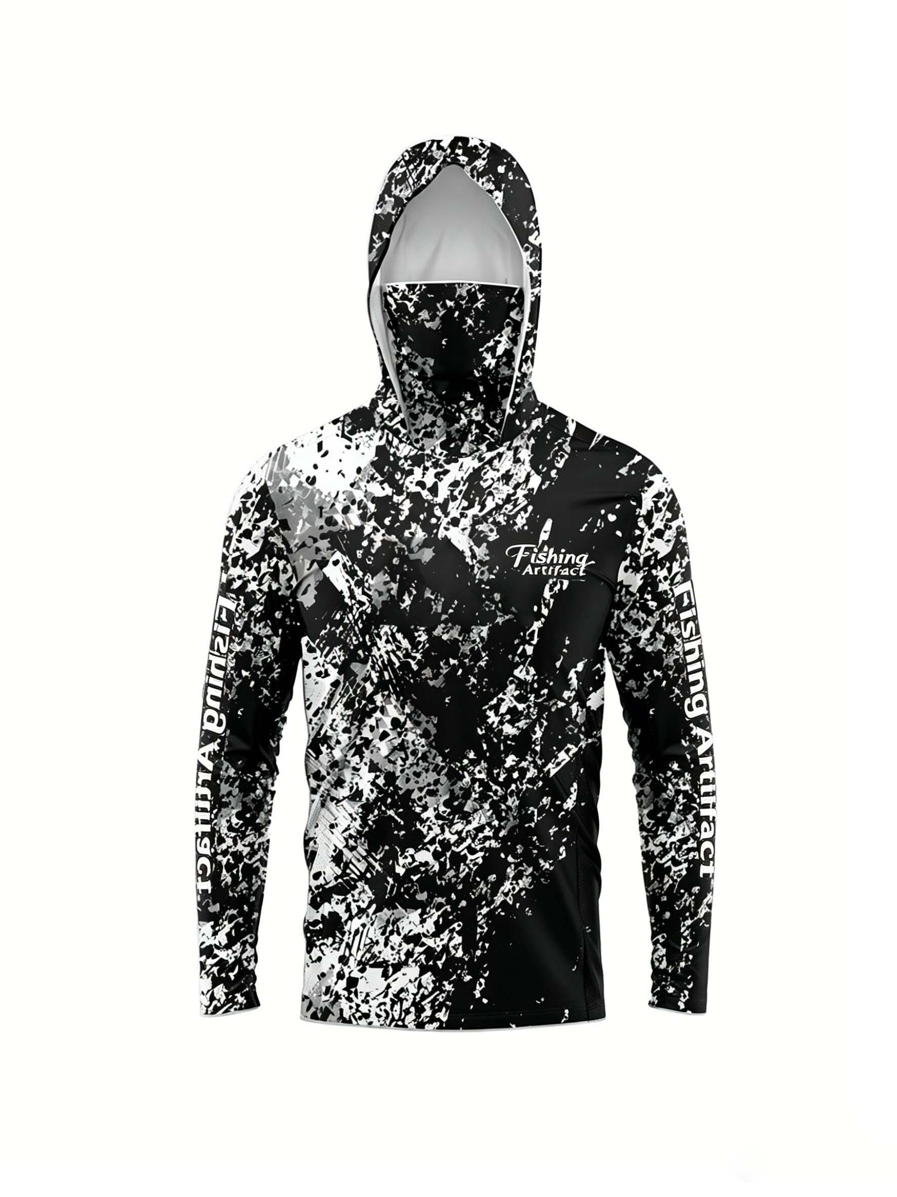 Sports Mask Breathable - Camisa de Pesca Masculina de Verão
