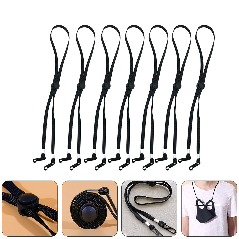 Mask Lanyard Adjustable - 12 Peças de Cordão Anti-Queda para