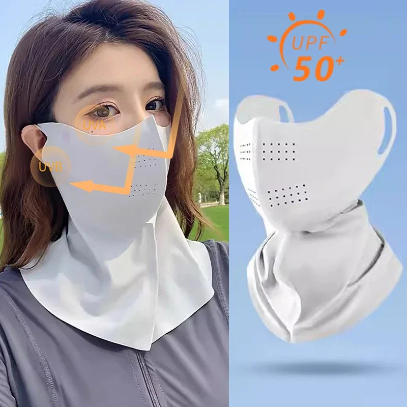 Sports Mask Breathable - Máscara de Proteção UV em Seda