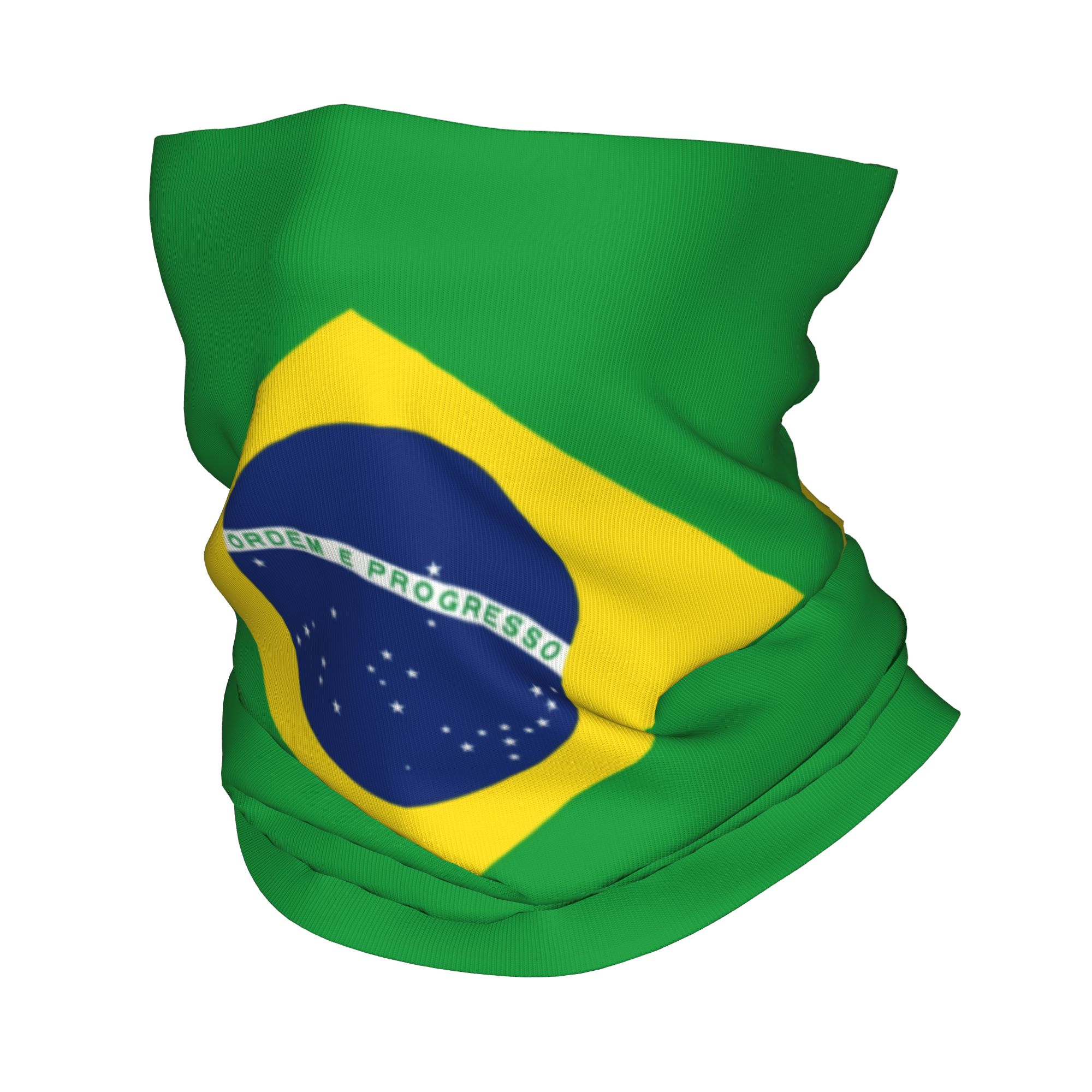 Bandana com bandeira do Brasil - Neck Gaiter Face Cover avaliação e preço