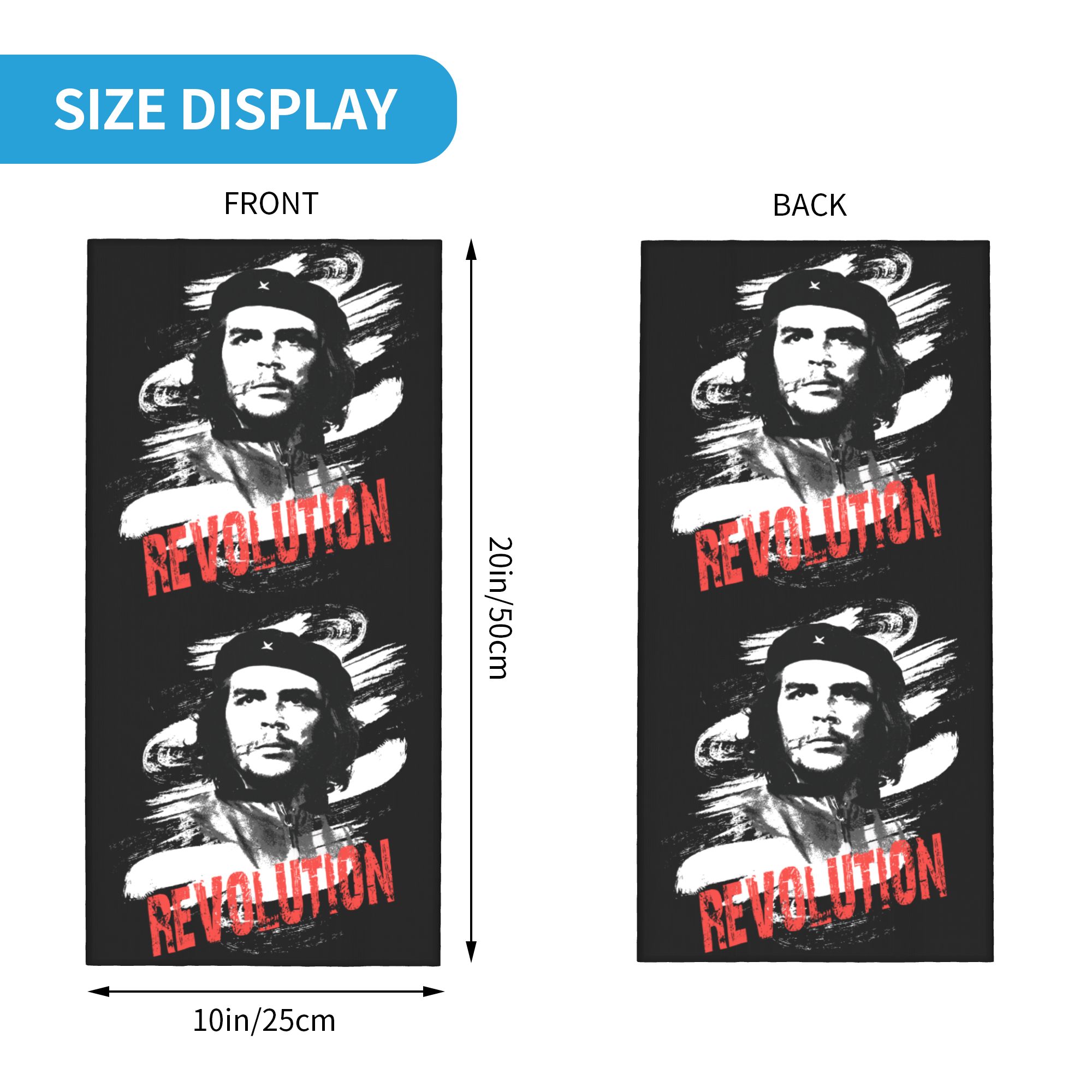 Personalizado che guevara revo - Neck Gaiter Face Cover avaliação e preço