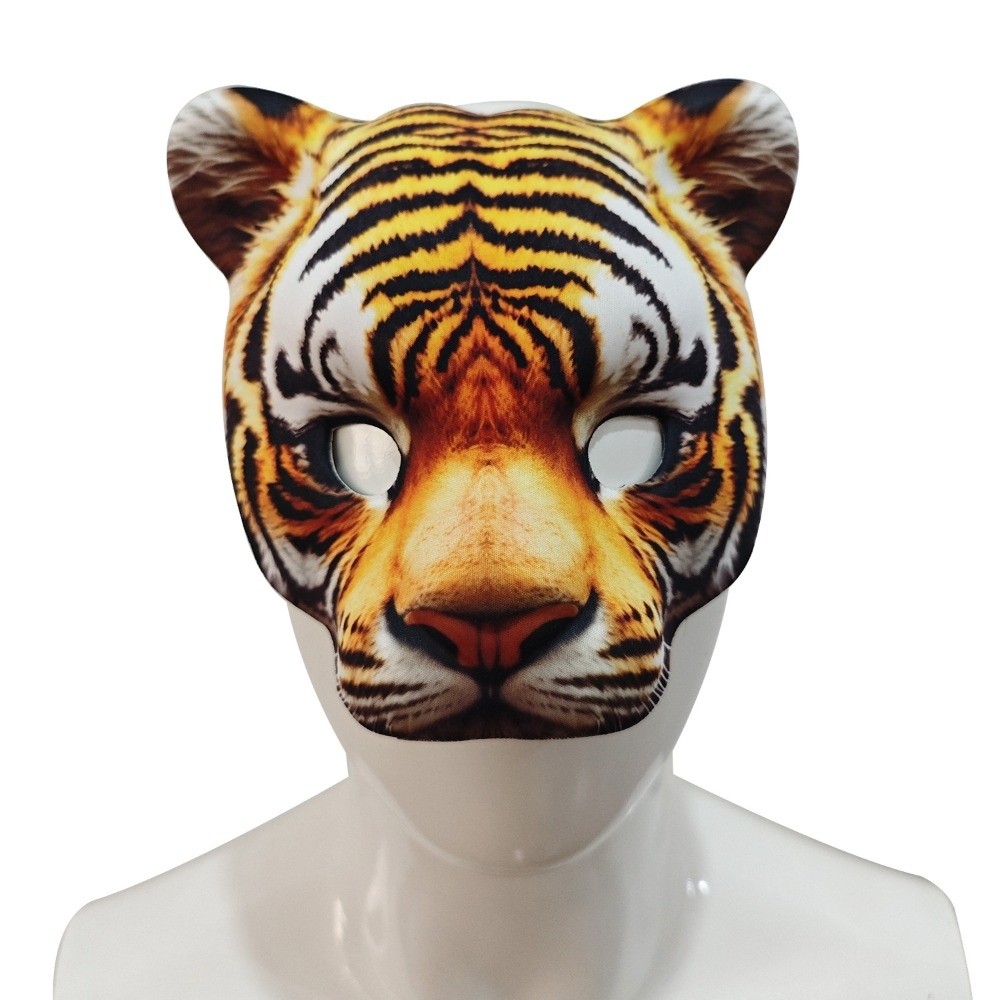Máscara Engraçada de Lobo para - Respirator Half Face avaliação e preço