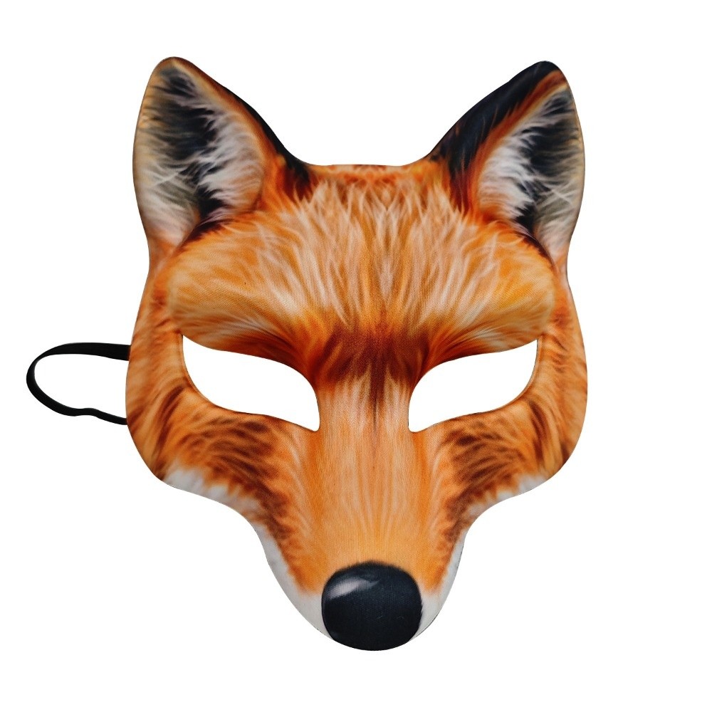 Máscara Engraçada de Lobo para - Respirator Half Face avaliação e preço
