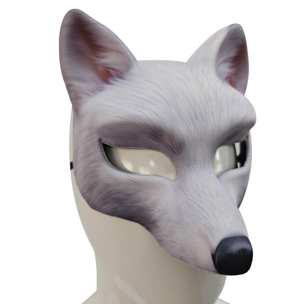 Máscara Engraçada de Lobo para - Respirator Half Face avaliação e preço