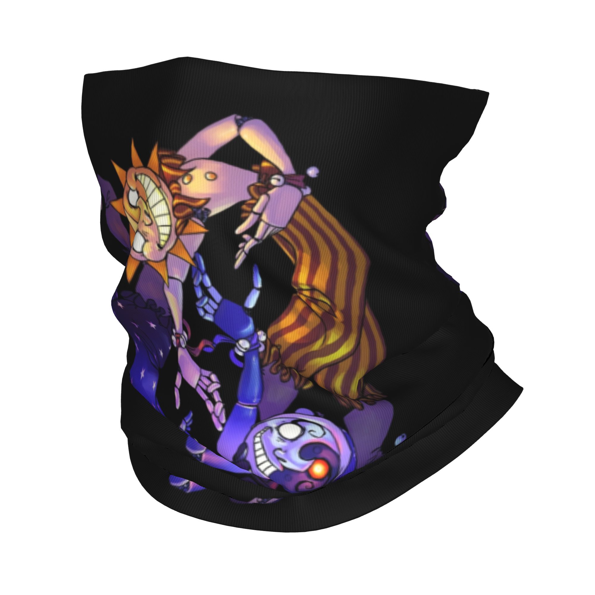 Sol e lua fnaf segurança viola - Neck Gaiter Face Cover avaliação e preço